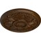 Ekena Millwork Edinburgh Ceiling Medallion (Fits Canopies up to 5 1/4"), 18"OD x 1 3/4"P, Root Beer Crackle CM18EDRBC - alternate 4